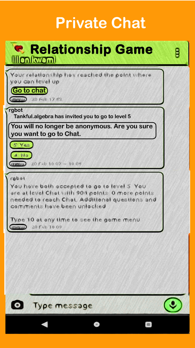 Relationship chats